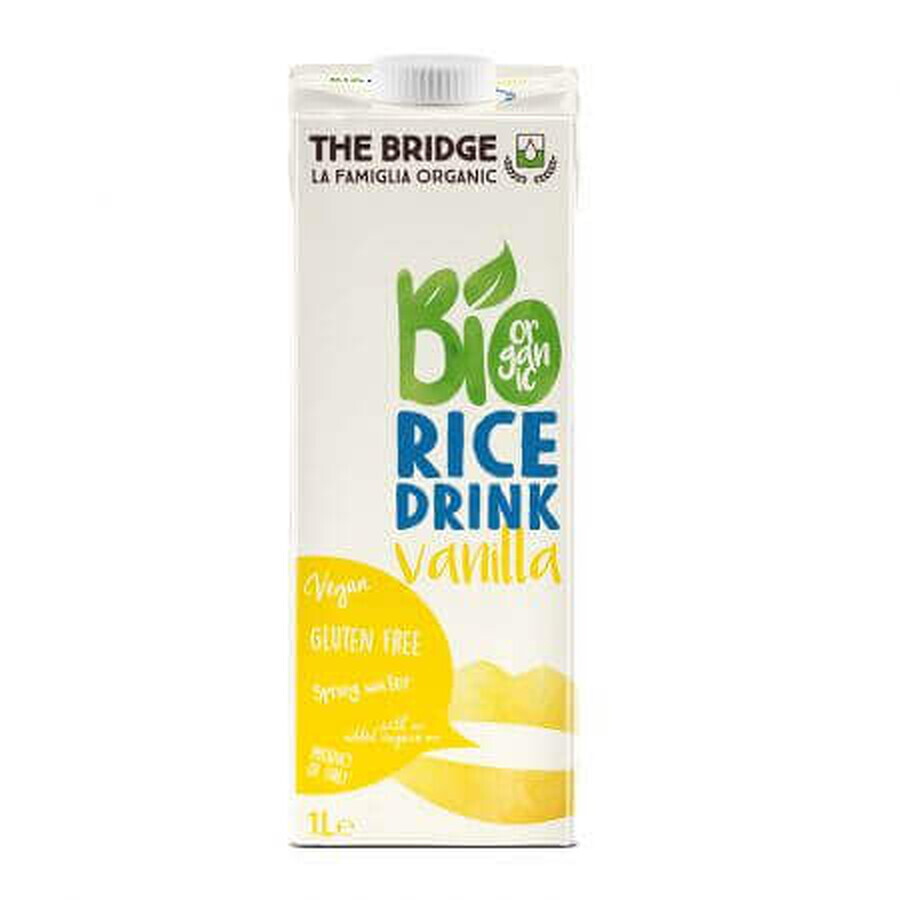Bevanda di riso biologico con vaniglia, 1000 ml, The Bridge