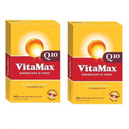 Confezione Vitamax Q10, 30 + 30 capsule, Perrigo