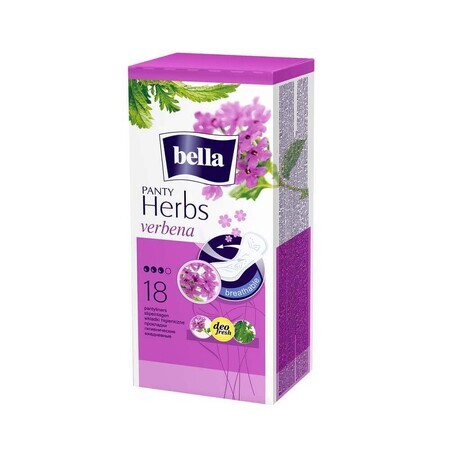 Panty Herbs Verbena Extra Soft Daily Absorbents, 18 pezzi, Bella