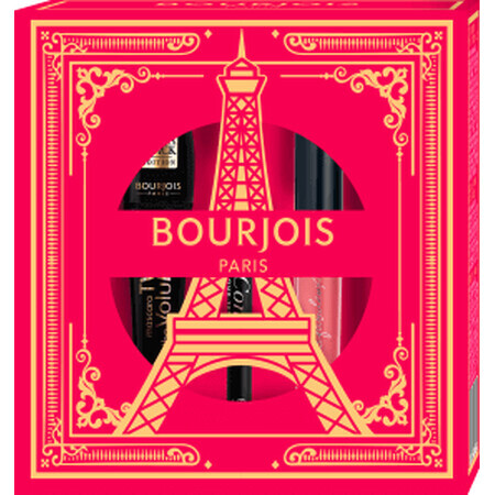 Bourjois Paris TWIST UP Mascara Set regalo + Matita KOHL & CONTOUR + Lucidalabbra FABULEUX, 1 pz