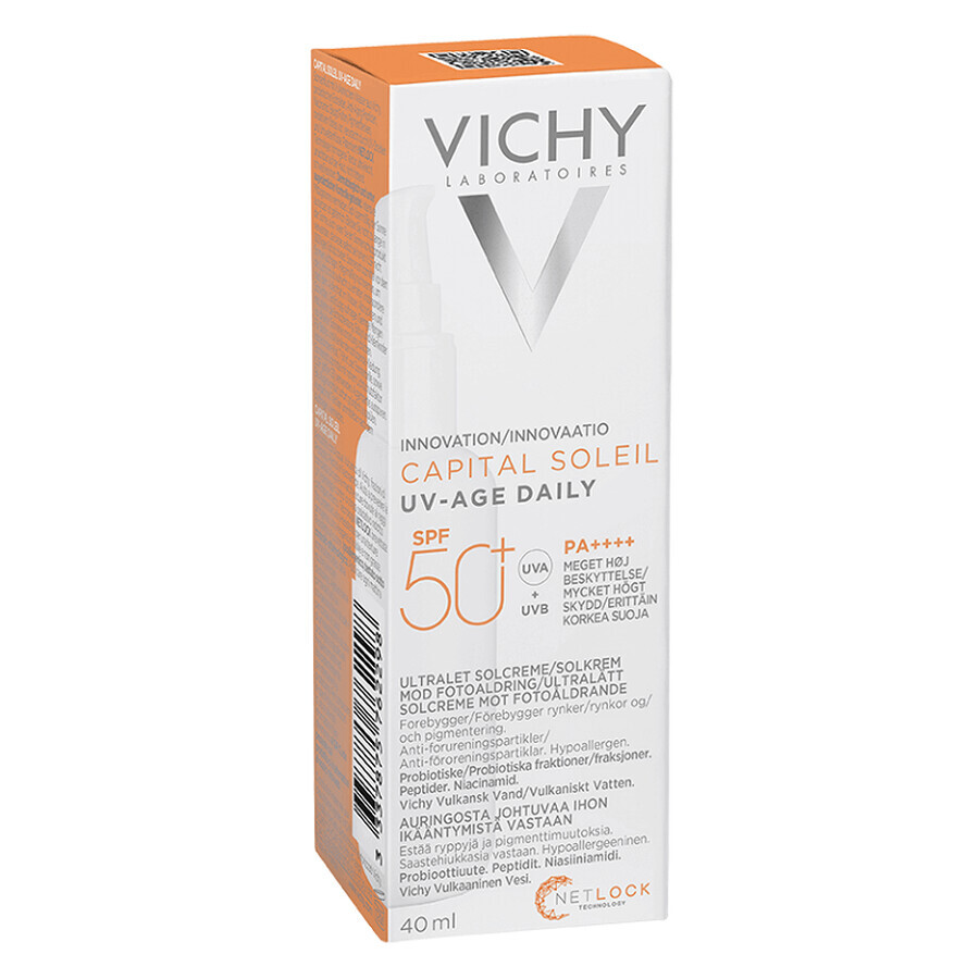 Vichy Capital Soleil - Fluido Anti Fotoinvecchiamento 50+SPF, 40ml