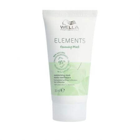 Elements Maschera vegana rinnovatrice per tutti i tipi di capelli, 30 ml, Wella Professionals