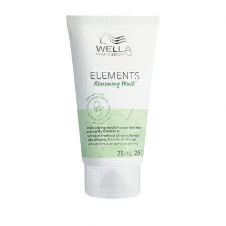 Elements Maschera vegana rinnovatrice per tutti i tipi di capelli, 75 ml, Wella Professionals