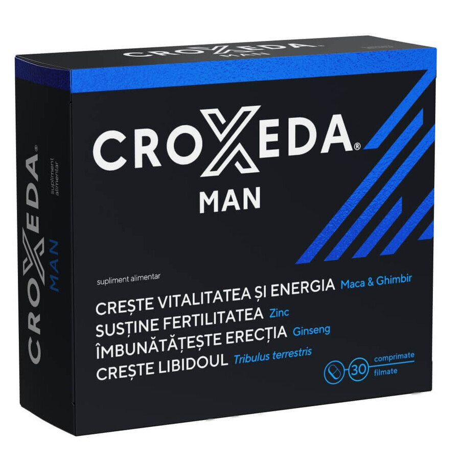 Croxeda Man, 30 compresse rivestite con film, Fiterman Pharma