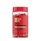 Mega Men® Ultra Testosterone, Formula Avanzata per Aumentare il Testosterone Libero e Totale, 120 cps, GNC