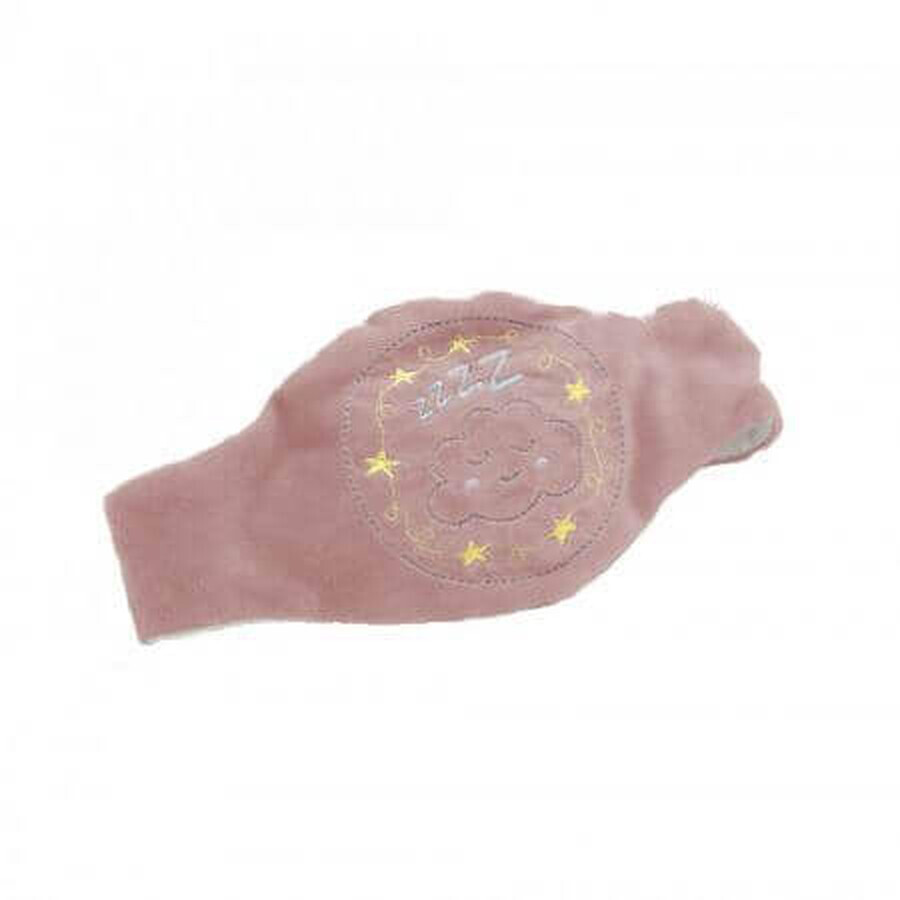 Cintura anticolica con noccioli di ciliegia Sleepy Cloud, rosa scuro, BabyJem