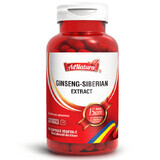 Ginseng-Siberian Extract, 60 capsule, AdNatura
