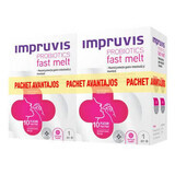 Confezione Imruvis Probiotic Fast Melt, 10 buste + 10 buste, Bifodan
