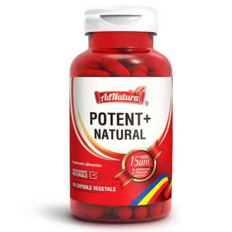 Potente + Naturale, 30 capsule, AdNatura
