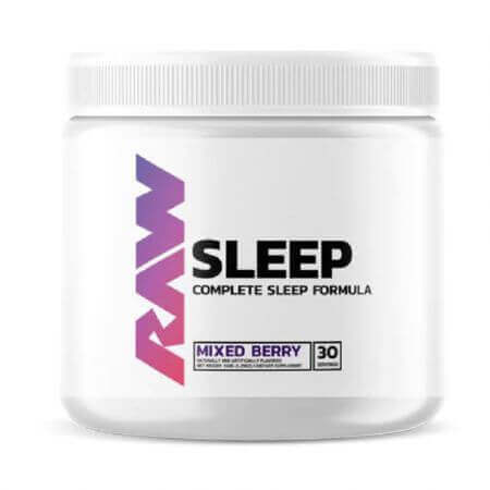 Integratore per migliorare la qualità del sonno Sleep Mixed, 150 g, Raw Nutrition