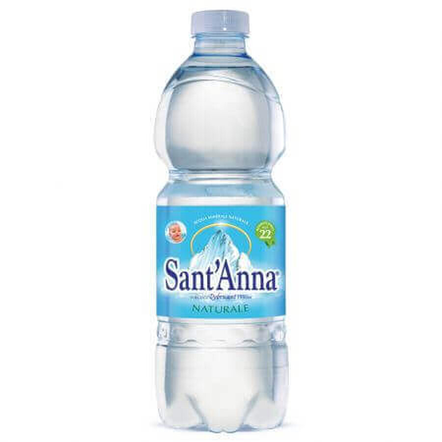 Acqua minerale piatta, 0,5 l, Sant Anna