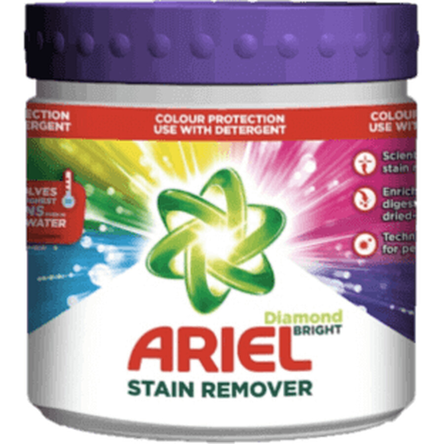 Ariel Polvere per rimuovere le macchie dalla biancheria colorata, 500 g