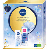 Nivea Cofanetto regalo Happy Vibes detergente+crema, 1 pz