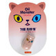 Dispositivo per massaggio viso con pietra vulcanica anti sebo rosa Oil Monster Matte Pink, 1 pezzo, Haruen