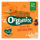 Barrette di avena integrale biologica con carota e mela, 12 mesi+, 6 barrette x 23 g, Organix