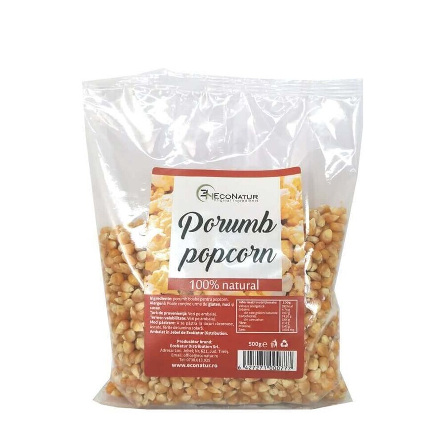 Popcorn di mais, 500 g, Econatur