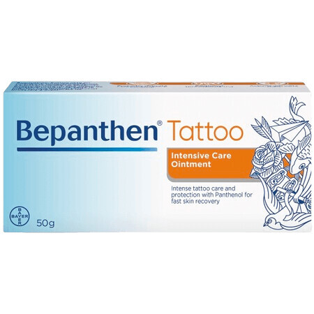 Unguento per la cura dei tatuaggi Bepanthen Tattoo, 50 g, Bayer
