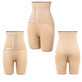 Collant corto modellante con cintura addominale post parto integrata, Taglia M, Beige, Wondermom