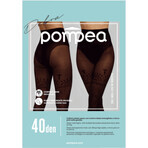 Pompea Dres signore Debra nero 40 DEN 1/2 XS-S, 1 pz