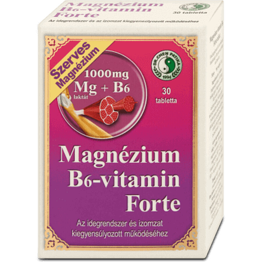Dr. Chen Magnesio + Vitamina B6 Forte compresse, 60 compresse