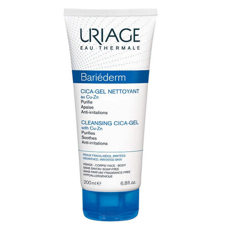 Uriage Bariéderm - Cica-Gel Detergente, 200ml