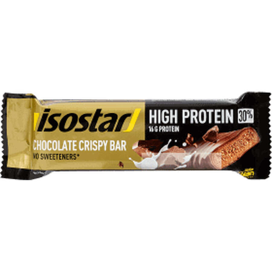 Isostar Crispy tavoletta di cioccolato ricca di proteine, 55 g