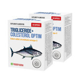 Trigliceridi + Colesterolo Optim Pachet, 2x30 capsule, Parapharm
