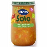 Purea biologica con maccheroni e pomodorini Solo, 8 mesi+, 190 g, Hero Baby