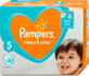 Pannolini Pampers Sleep &amp; Play per bambini, numero 5, 11-16kg, 42 pz.