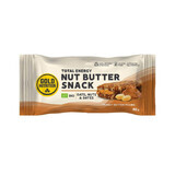 Barretta vegana energizzante Bio Nut Butter Snack Burro di arachidi, 40 g, Gold Nutrition