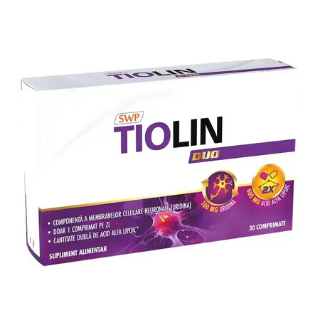Tiolin Duo, 30 compresse, Sun Wave Pharma