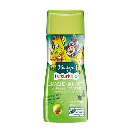 Gel doccia e shampoo Dragon Naturkind, 200 ml, percorso Kneipp