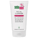 Gel detergente dermatologico per pelli normali e secche del viso, 150 ml, Sebamed