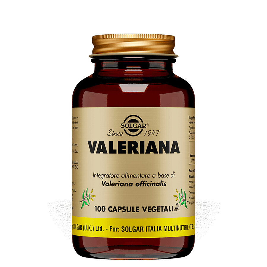 Valeriana Solgar® 100 Capsule Vegetali
