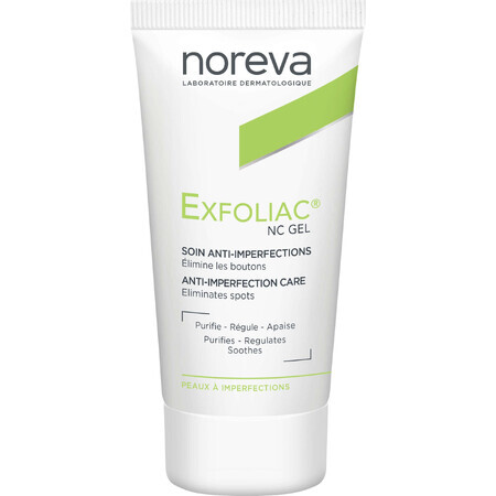 Gel curativo anti-imperfezioni Exfoliac-NC, 30 ml, Noreva