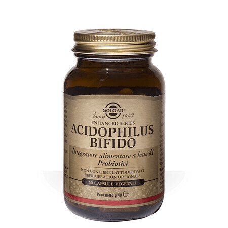 Acidophilus Bifido, 60 capsule vegetali, Solgar