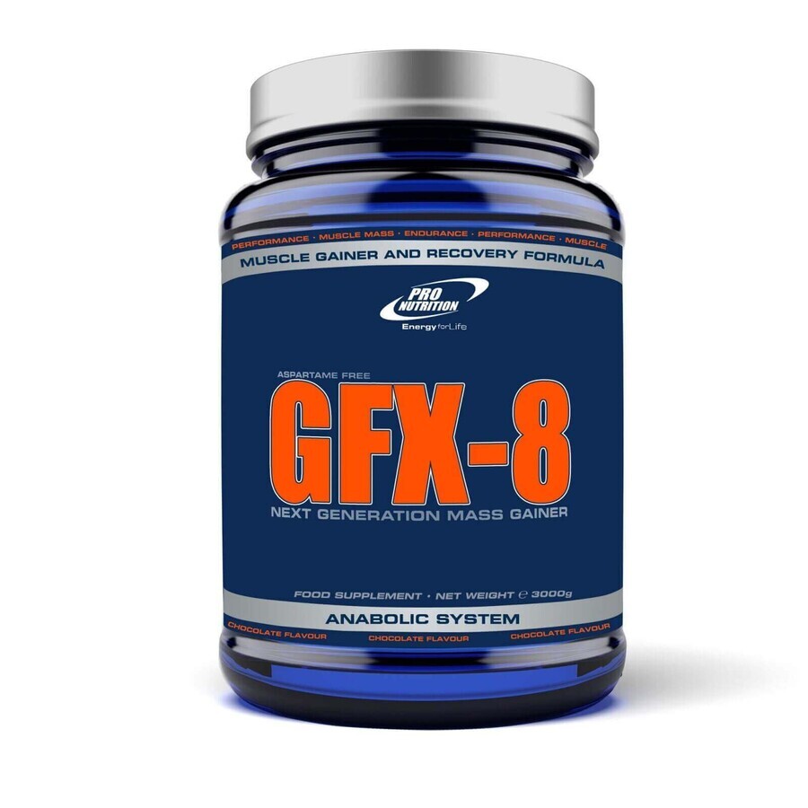 GFX-8 al gusto di cioccolato, 1500 g, Pro Nutrition