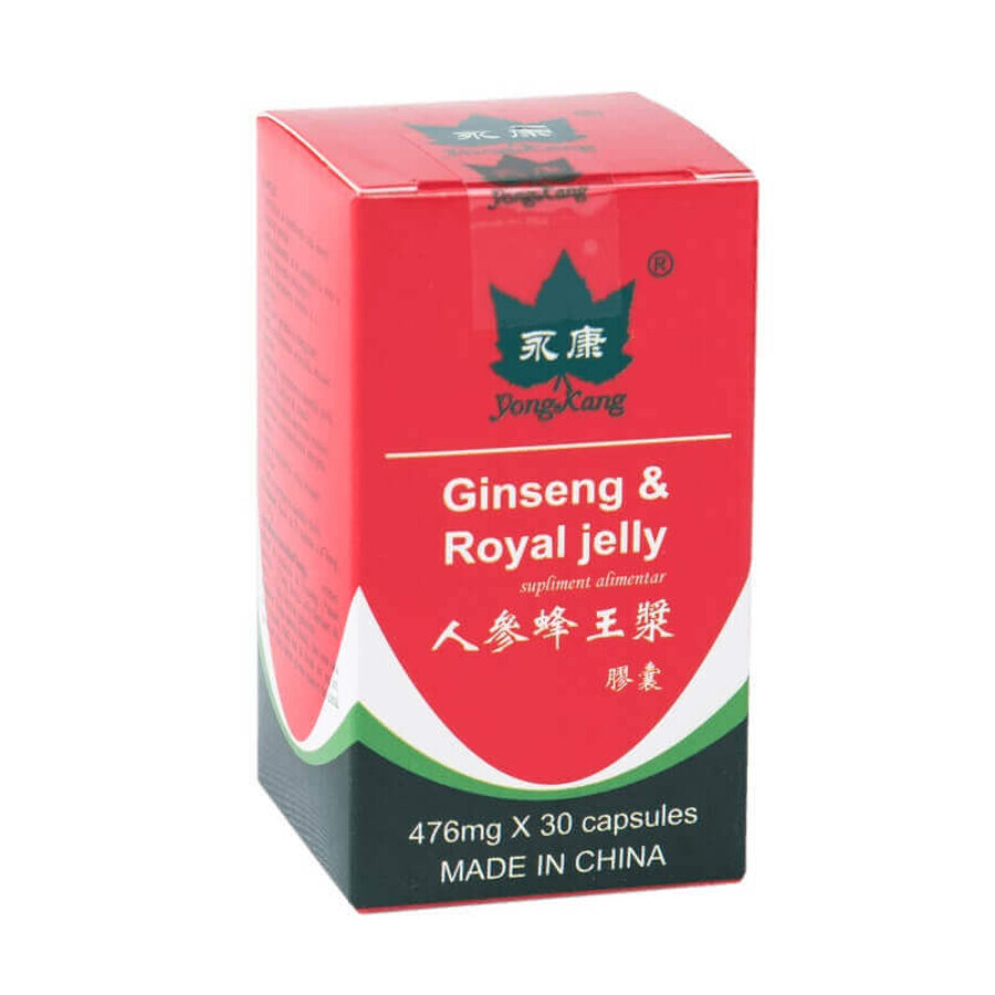 Ginseng + Royal Jelly, 30 capsule, Yongkang International China recensioni