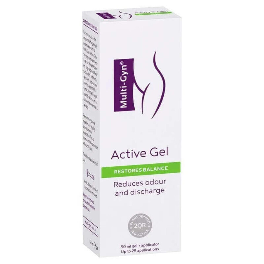Actigel Multi-Gyn per la prevenzione e il trattamento dei disturbi vaginali, 50 ml, Bioclin
