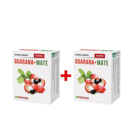 Guaranà + Mate, 30 + 30 capsule, Parapharm