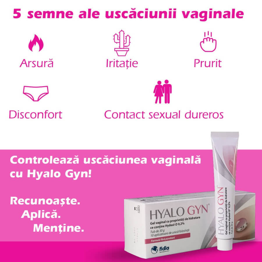 Hyalo Gyn Gel Idratante Vaginale 30 g, ​​​​​​​Fidia Farmaceutici 