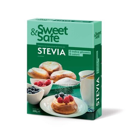 Dolcificante naturale Stevia Sweet&Safe, 350 g, Sly Nutritia
