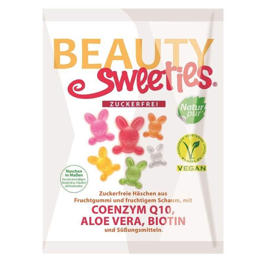 Gummies senza zucchero Conigli, 125 g, Beauty Sweeties