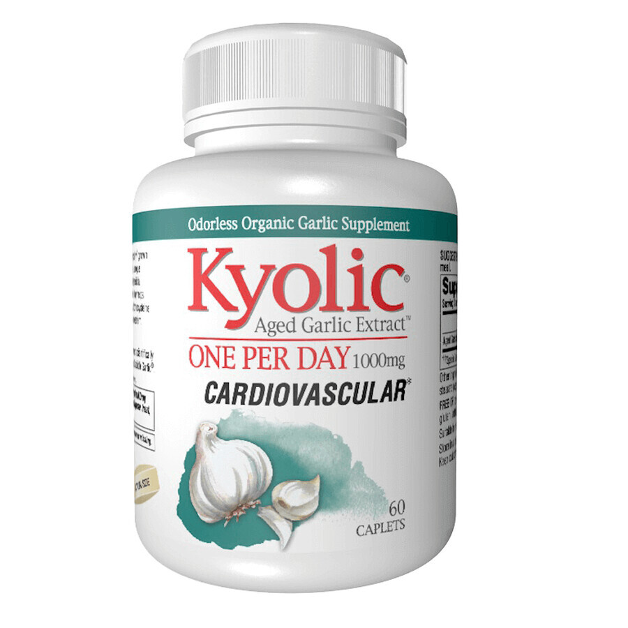 Kyolic uno al giorno 1000 mg cardiovascolare, 60 compresse, Kyolic