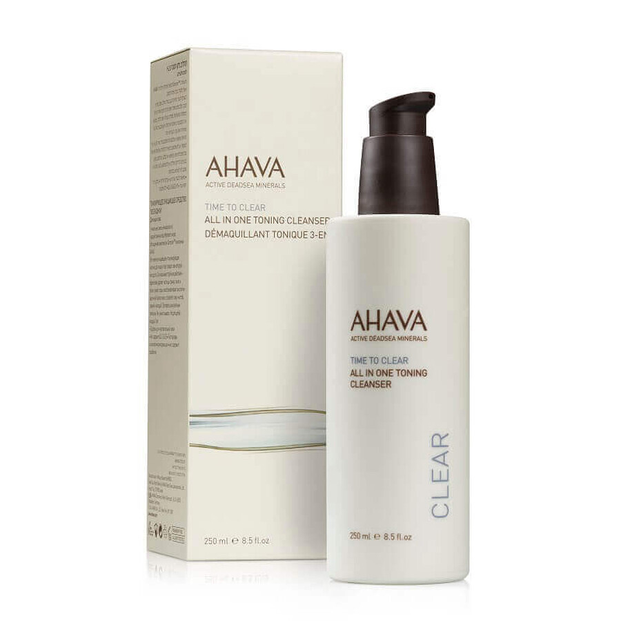 Ahava Time to Clear - All in One Toning Lozione Detergente, 250ml