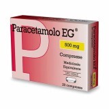 Paracetamolo Eg 500mg Antipiretico e Antidolorifico, 20 Compresse