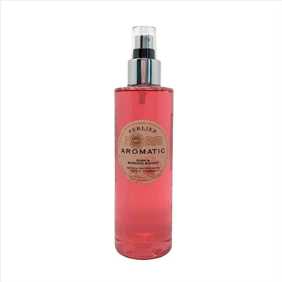 Perlier Aromatic - Acqua Profumata Rosa e Muschio Bianco, 200ml