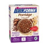 Pesoforma Porridge Cacao e Avena Sostitutivo del Pasto, 5 pasti sostitutivi
