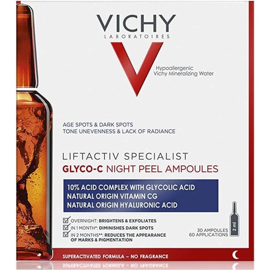 Vichy Liftactiv Specialist Glyco-C Ampolle Anti-macchie Per La Notte 10 Ampolle x 2 ml recensioni
