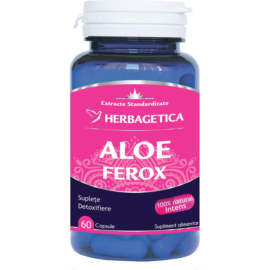 Aloe Ferox, 60 capsule, Herbagetica recensioni